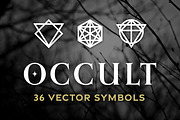 Occult - 36 Vector Symbols + Photos