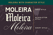 Moleira Font Collection, a Blackletter Font by Letterhend Studio (Thumbnail 3 of 9)
