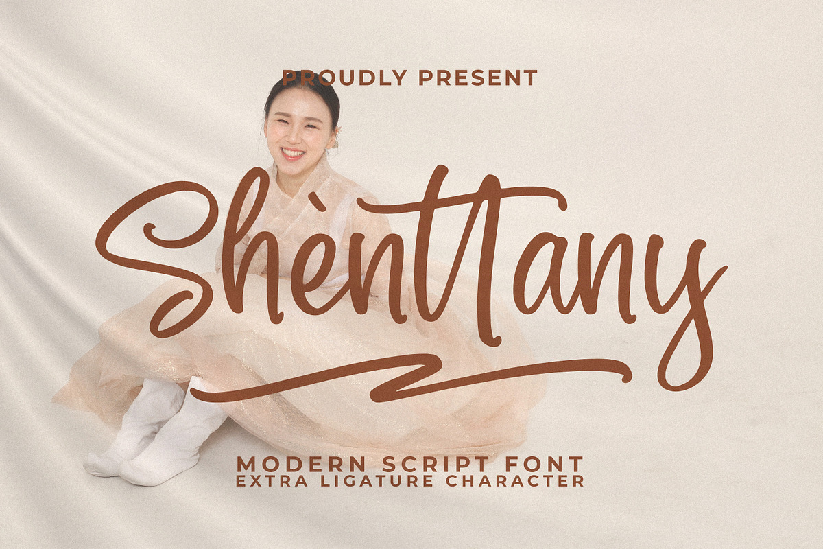 Shènttany, a Script Font by Integritype Studio (Photo 1 of 15)