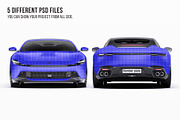 2027 Sport Convertible Mockup Set, an Advertising Mockup by Halal Graphic Studio (Thumbnail 8 of 12)