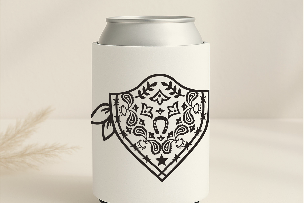 Cowboy Bandana SVG Bundle Western, a Graphic by TanchaArt (Photo 6 of 11)