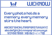 Slide Show font, a Sans Serif Font by weknow (Thumbnail 2 of 8)