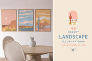 Western Desert Landscapes, an Object Illustration by Antiquaria (Thumbnail 1 of 5)