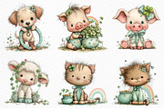 St. Patrick’s Day Animal Bundle Clip, an Illustration by Craft Nest (Thumbnail 3 of 11)