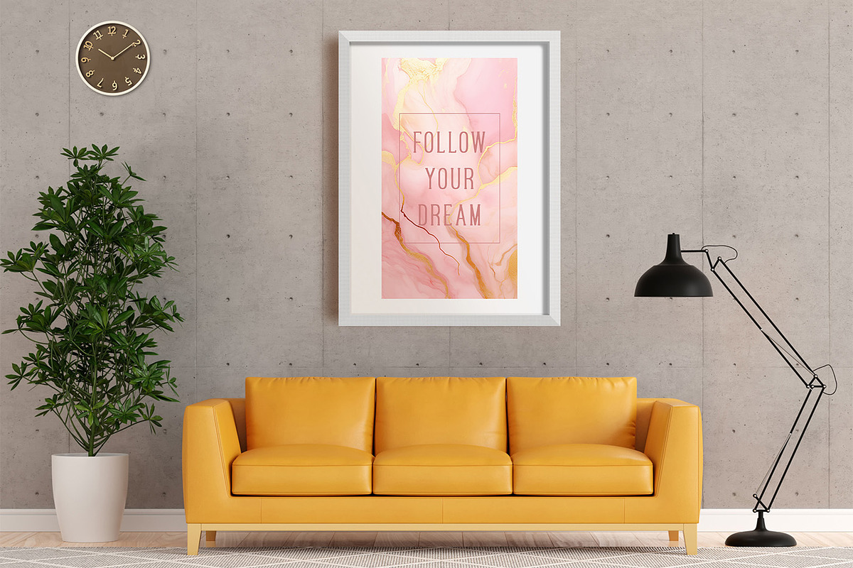 Marble Backgrounds. Pink Blue Gold, a Background Graphic by MuzaArtStudio (Photo 6 of 8)