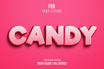 Candy 3d text effect, a Layer Style Add-On by himelgfx