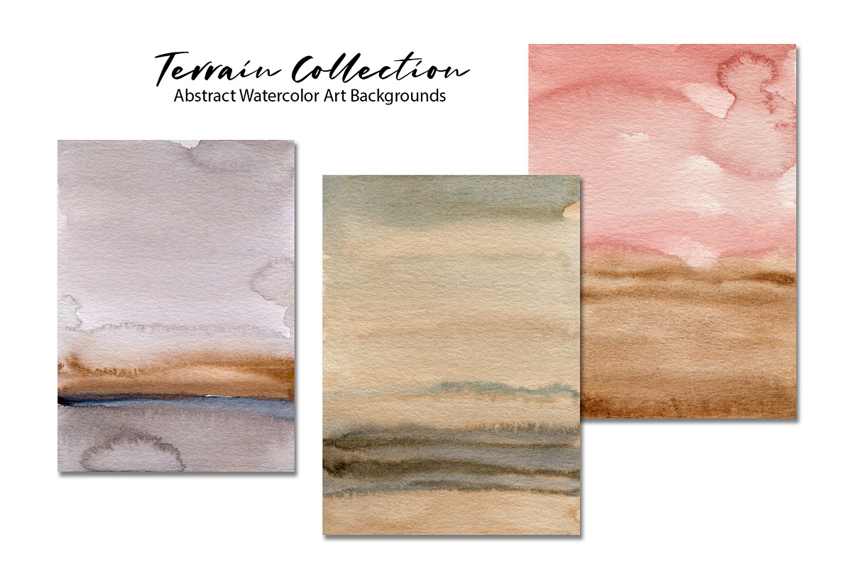 Terrain Watercolor Abstract Textures, a Texture Graphic by Marmoris.Arts (Photo 16 of 20)
