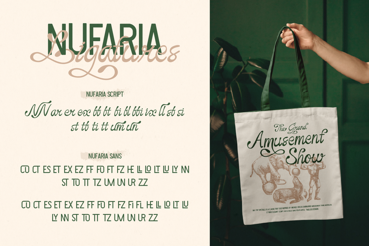 Nufaria, a Script Font by Burntilldead (Photo 10 of 12)