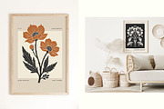 Linocut Flowers | Poster Builder, an Object Graphic by KetteCreate (Thumbnail 5 of 12)