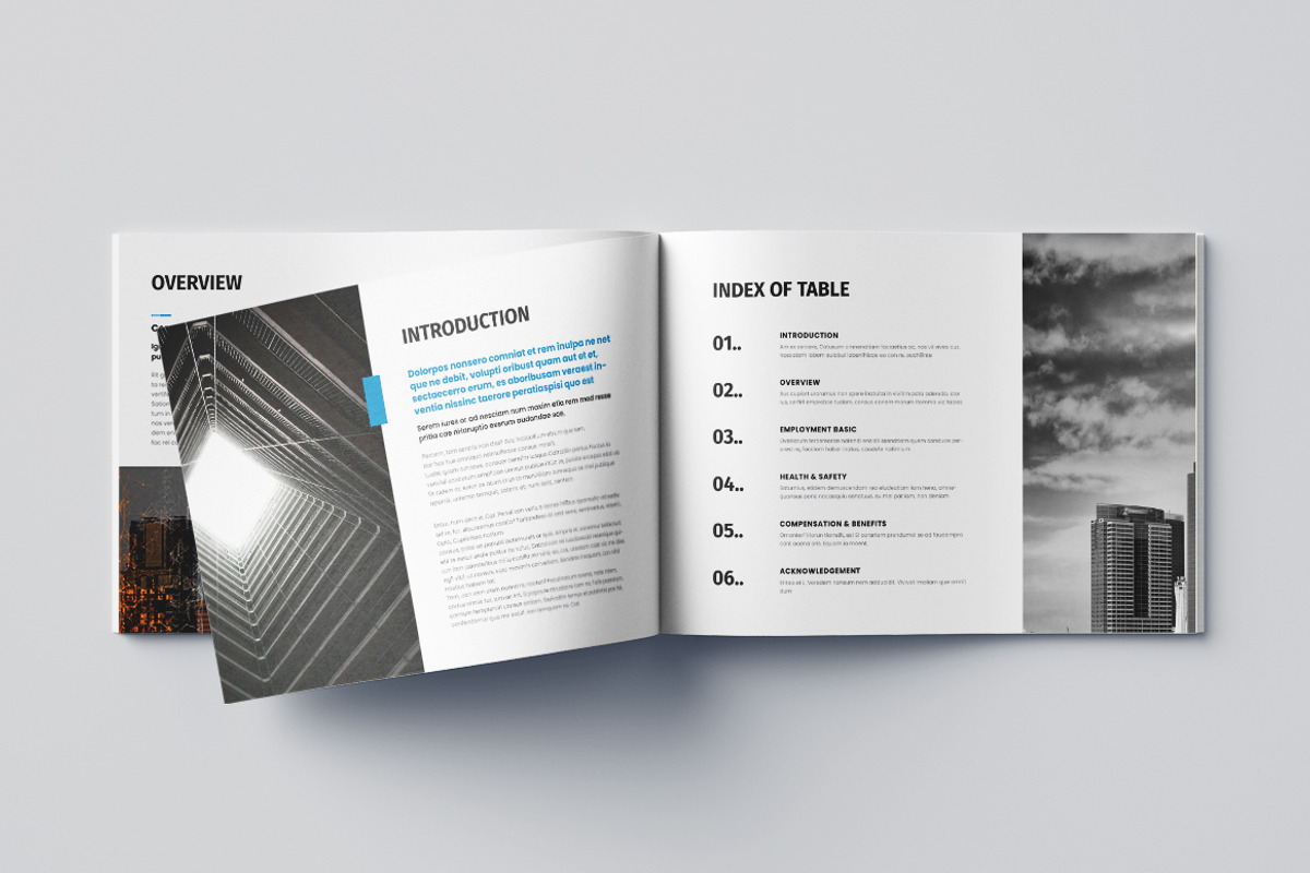 HR Employee Handbook Landscape, a Brochure Template by Pixelpick (Photo 2 of 9)