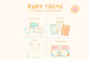Baby Theme Brand Stationery Bundle, a Stationery Template by Hell Yeah Designs (Thumbnail 3 of 9)