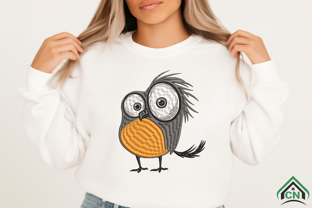 Quirky Bird Embroidery Design, a Graphic by Craft Nest (Photo 2 of 6)