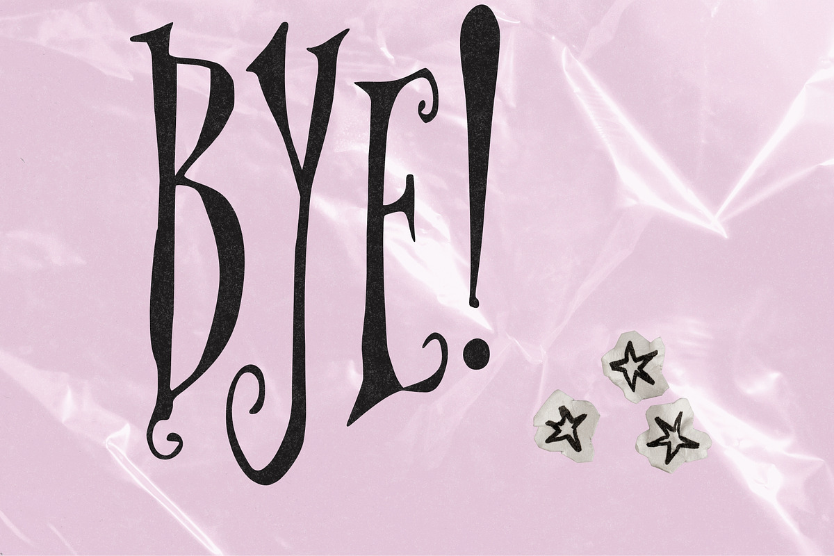 Drunk Cherub Whimsical Display Font, a Handwritten Font by The October Creative (Photo 8 of 8)