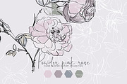 Hand-Drawn Abstract Rose Clipart, a Texture Illustration by Patishop Art (Thumbnail 2 of 9)