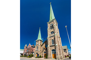 St Mary of the Cataract Catholic Church at Niagara Falls, New York, an Architecture Photo by Leonid Andronov
