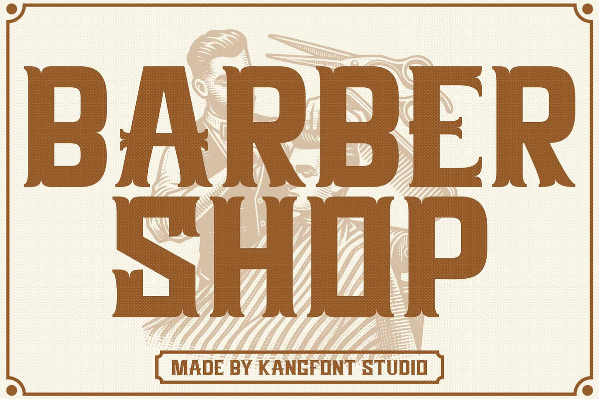 Brasswood - Vintage Font Free 5 Logo, a Script Font by kangfont Studio (Photo 2 of 10)