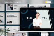 Influencer Marketing Google Slides, a Presentation Template by MtvtdArt (Thumbnail 1 of 6)