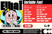 Elbaf Variable Font, a Sans Serif Font by Tegh co. (Thumbnail 2 of 10)