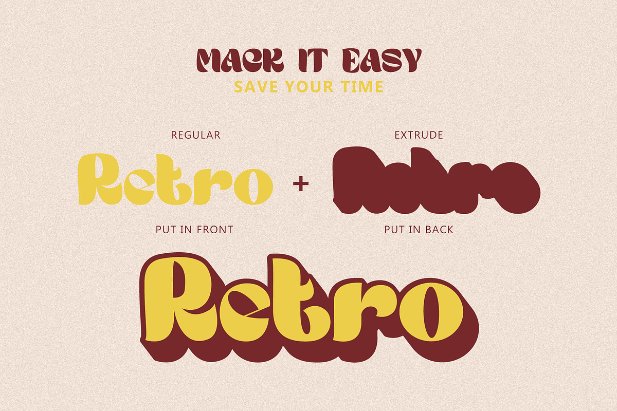 Stay Retro font, a Handwritten Font by KengGraphic (Photo 2 of 10)