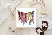 Boho Back to School Sublimation, an Illustration by CraftArtStudio (Thumbnail 6 of 6)