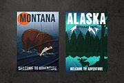 National Park Poster, an Illustration by Skilline Supply Co. (Thumbnail 3 of 10)