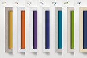 8 Neutral Picture Frames Mockup, a Print Template by Frisk Shop (Thumbnail 3 of 3)