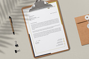 Clean Letterhead Word, a Stationery Template by ResumeDevisers (Thumbnail 2 of 7)