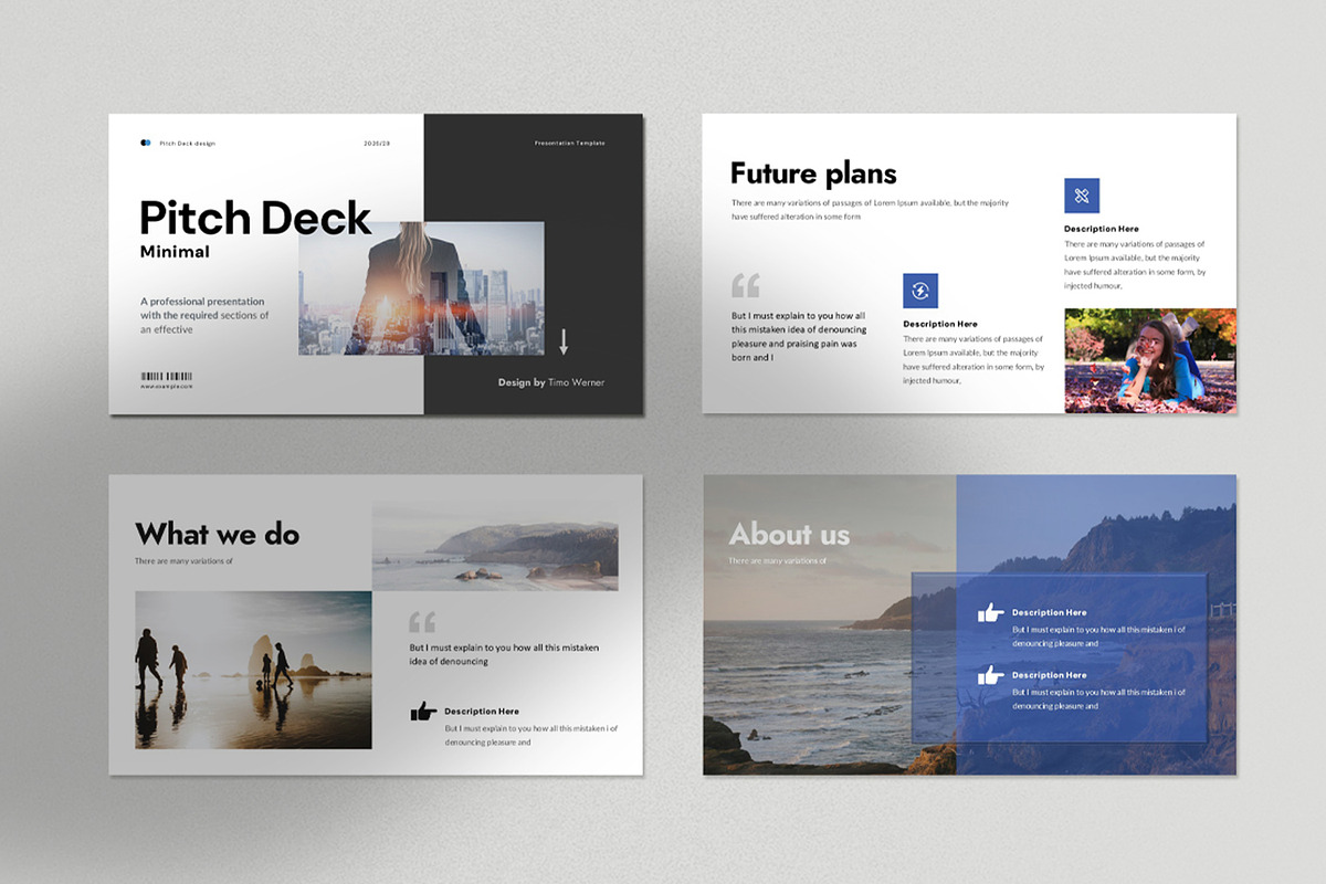 Pitch-Deck Presentation Template, a Design Template by Dream-Lab (Photo 2 of 9)