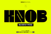 Knob Display Typleface, a Sans Serif Font by Sundaylab (Thumbnail 1 of 7)