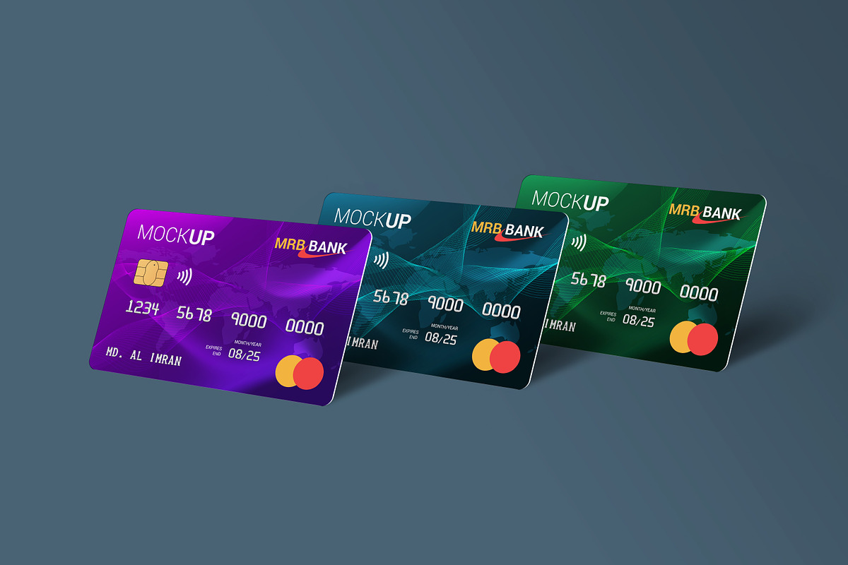 Debit Card Mockup, a Product Mockup by alimran24 (Photo 22 of 22)
