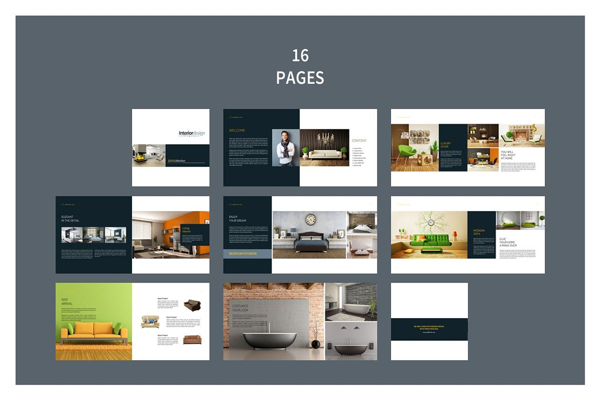 PSD - Square Interior Brochure, a Brochure Template by adekfotografia (Photo 11 of 11)
