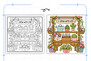 Cozy Places Coloring Book Bold &Easy, a Decorative Illustration by Design Station (Thumbnail 6 of 7)