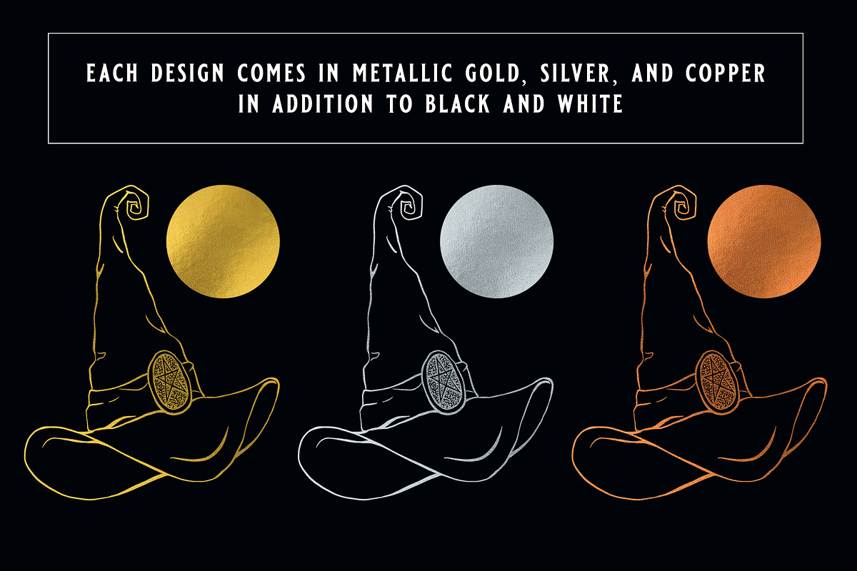 Classic Halloween Inky Illustrations, a Decorative Illustration by The Digital Prop Shop (Photo 5 of 7)