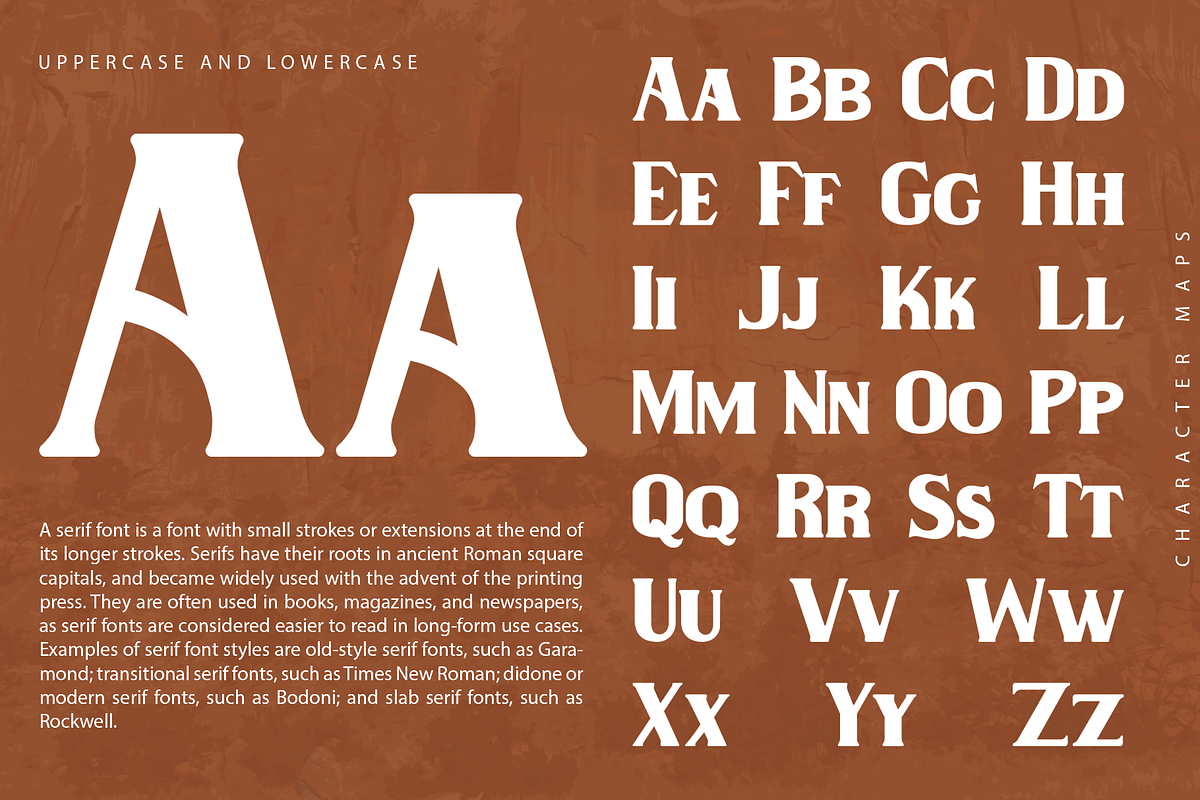 Wilson Hawk - Modern Serif Typeface, a Serif Font by overlaytemplates (Photo 5 of 6)