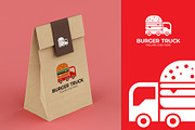 Burger Truck Logo, a Branding & Logo Template by Logo Lab (Thumbnail 1 of 4)