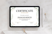 5 Organic Certificates Templates, a Templates & Theme by TemplateCastleStore (Thumbnail 7 of 9)