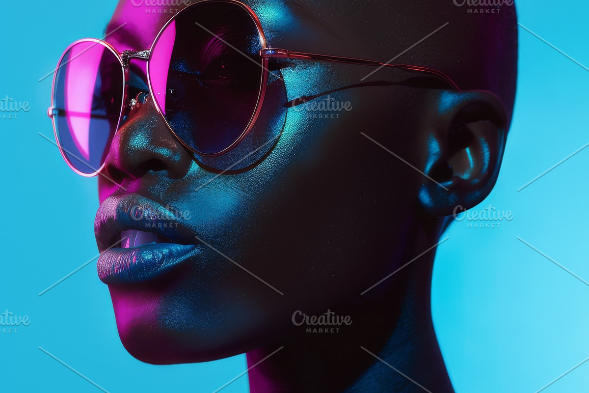 109 Fashion models in sunglasses, a Beauty & Fashion Photo by Handmadefont (Photo 7 of 113)