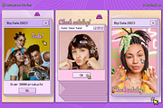 Y2K Instagram Posts & Stories, a Social Media Template by Andrew Skoch Design (Thumbnail 6 of 12)