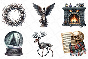 Creepy Christmas PNG, an Illustration by DreamPrint404 (Thumbnail 4 of 4)