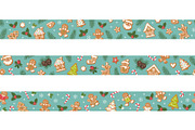 Christmas Borders Set, a Pattern Graphic by Barsuk's Shop (Thumbnail 2 of 3)