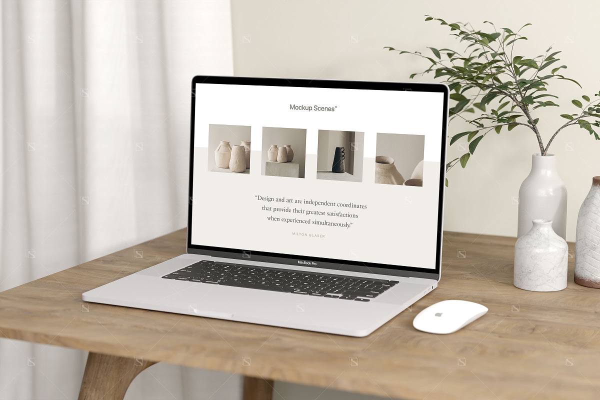 Macbook Mockup Scene, a Mac Mockup by Ruben Stom (Photo 2 of 5)