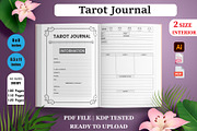 Editable Tarot journal for KDP, an Object Graphic by Designmela01 (Thumbnail 2 of 3)