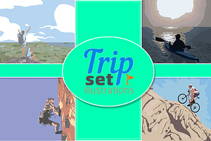 Trip Set Illustrations