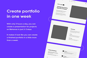 Behance & Dribbble Templates