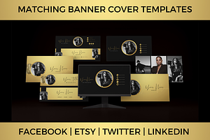 Black & Gold Business Branding Kit