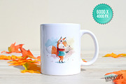 11oz Mug Mockup - 1 Sided, a Cups & Container Mockup by Simply Mockups (Thumbnail 2 of 2)