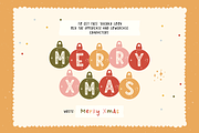 DEAR XMAS, a Font by Maria Feliz Fonts (Thumbnail 10 of 11)