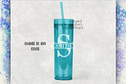 Acrylic skinny tumbler mockup, a Product Mockup by StyledProductMockups (Thumbnail 4 of 6)