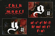 Big Fat Gothic Blackletter Typeface, a Blackletter Font by alit design (Thumbnail 10 of 11)