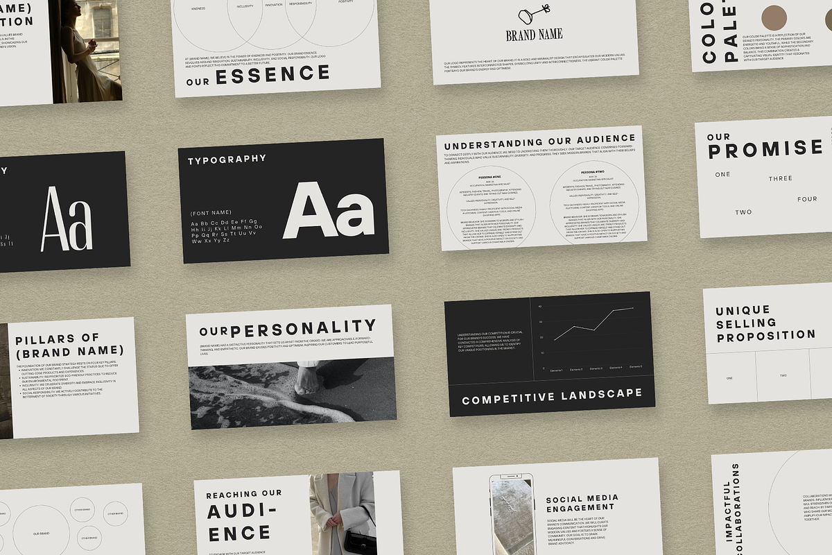 MONA Brand Strategy Canva, a Presentation Template by Aire Studio (Photo 2 of 7)